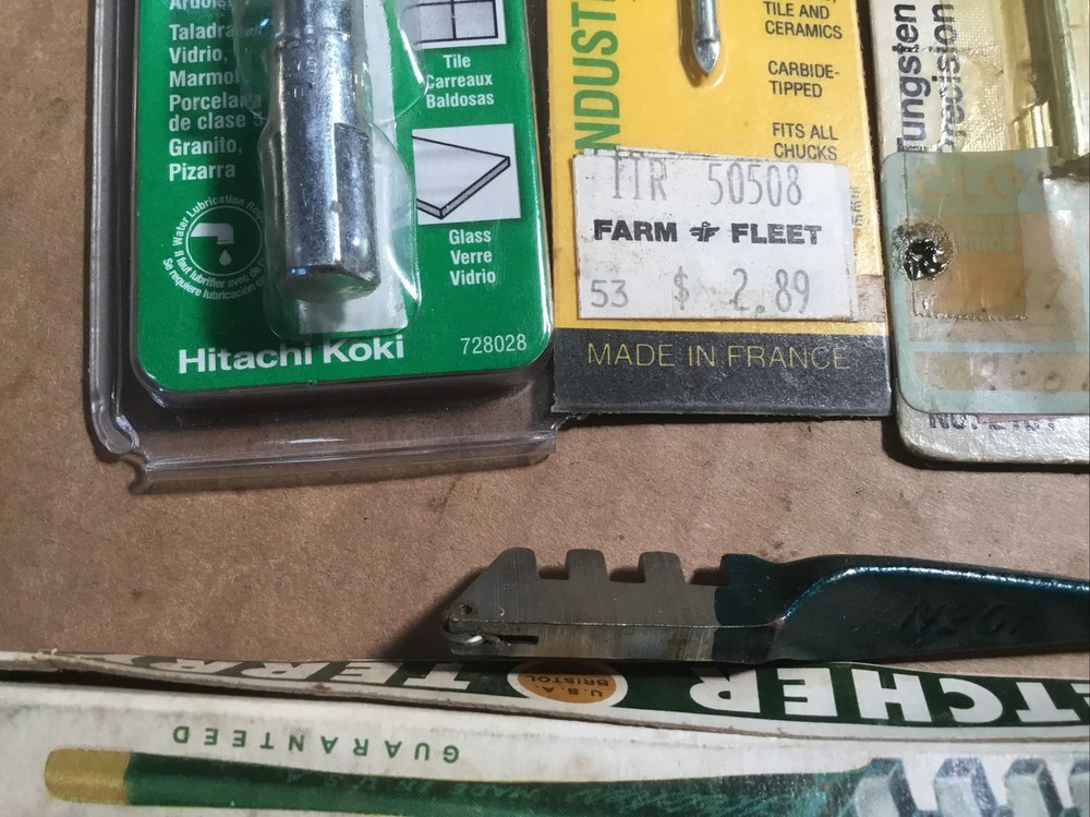 Glass Cutter and Drills