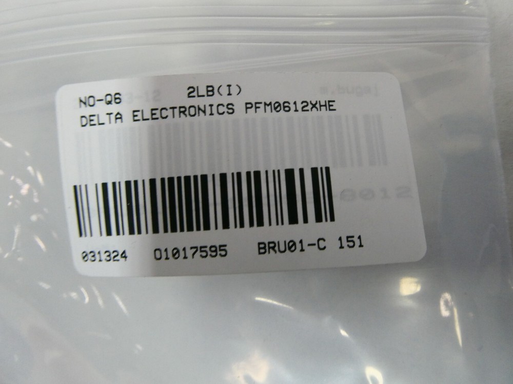 Delta Electronics PFM0612XHE Dc Brushless Fan 12v-dc