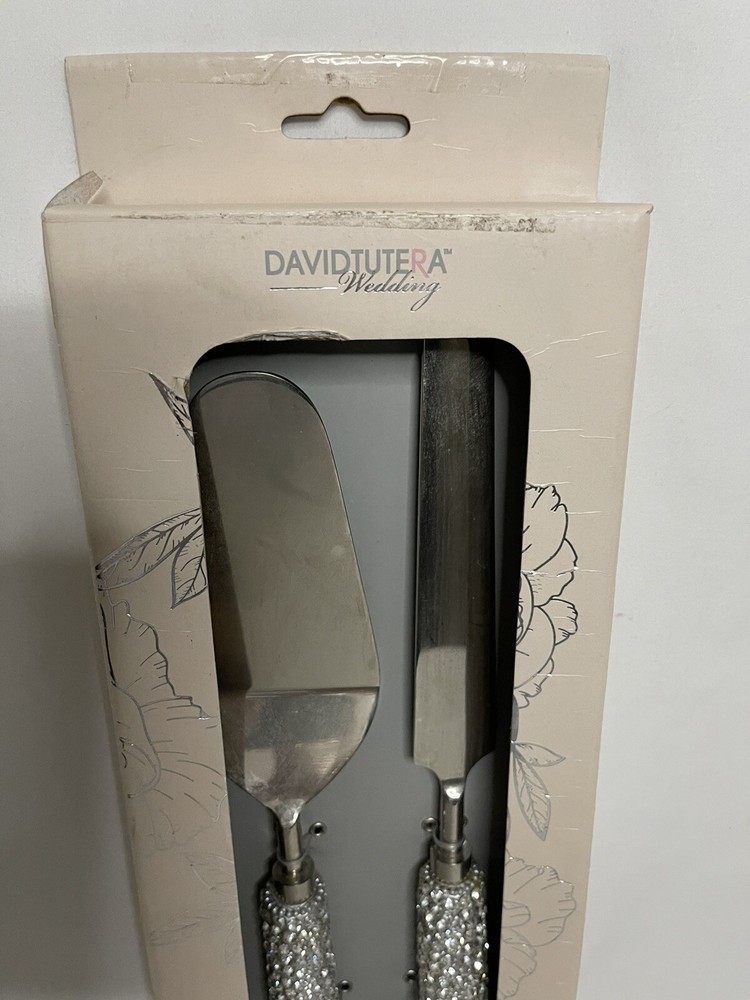 David Tutera Wedding Cake Knife And Server Set