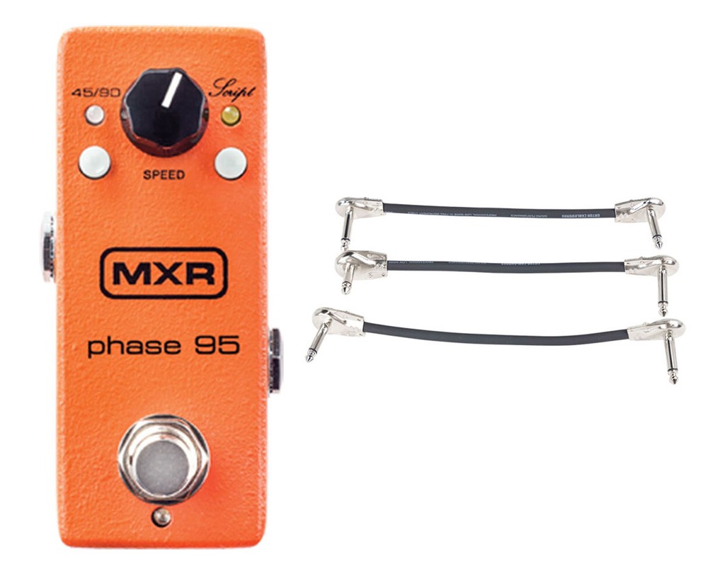 MXR Phase 95 Mini + Gator Patch Cable 3 Pack