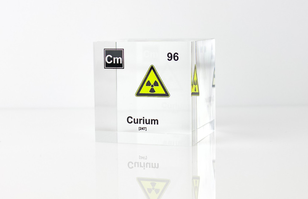 Curium Element Cube