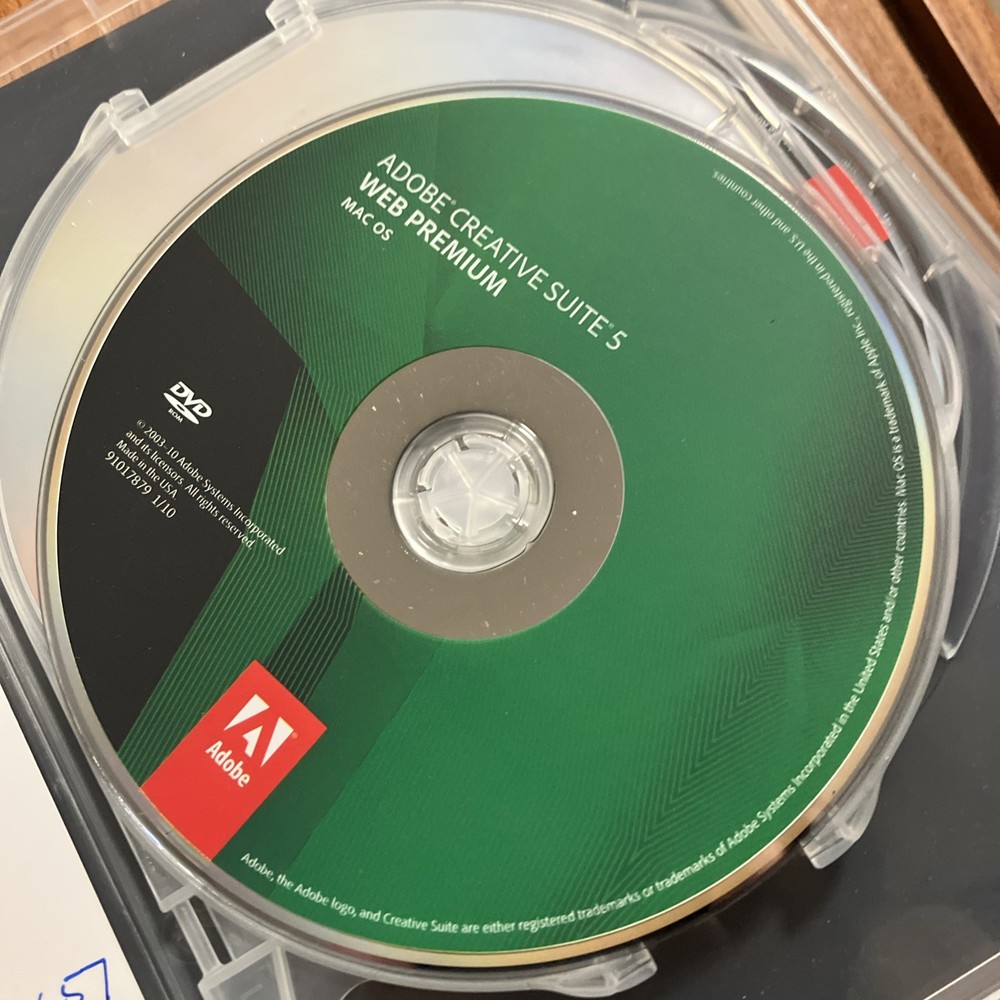 Adobe Creative Suite 5 Web MAC OS Premium Cs5 With Key Apple