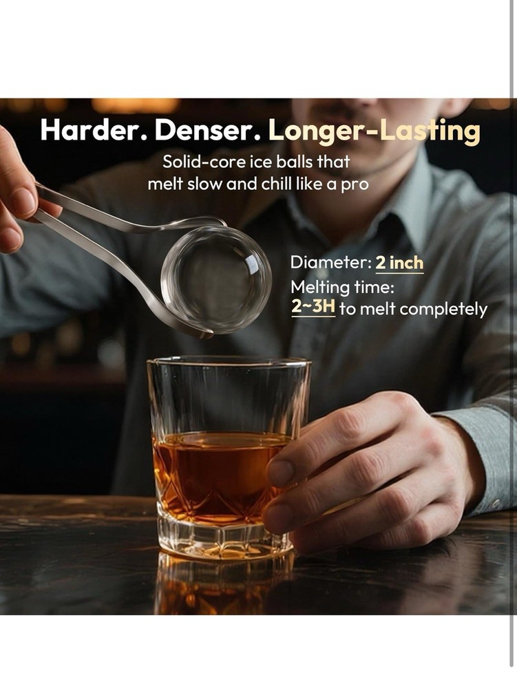 Ice Maker Automatic Whiskey Ice Ball Maker Machine Clear Cube Machine For Home