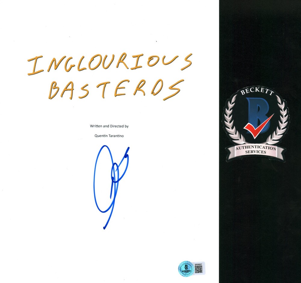 DANIEL BRUHL SIGNED INGLORIOUS BASTERDS FULL MOVIE SCRIPT AUTOGRAPH BAS COA