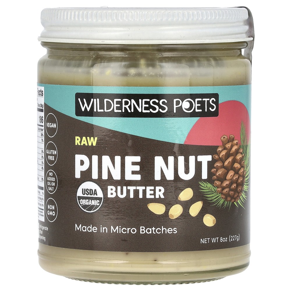 Raw Pine Nut Butter, 8 oz (227 g)