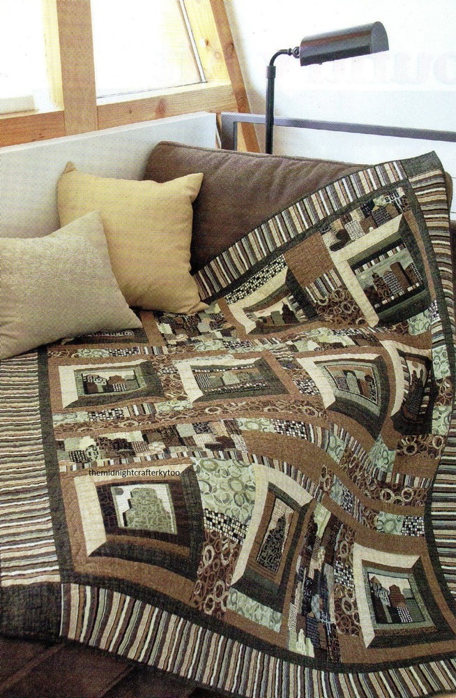 All About Town Quilt Pattern Pieced NM