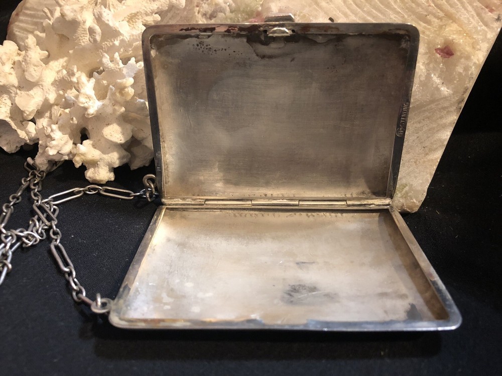 Antique Sterling Silver Lady Case