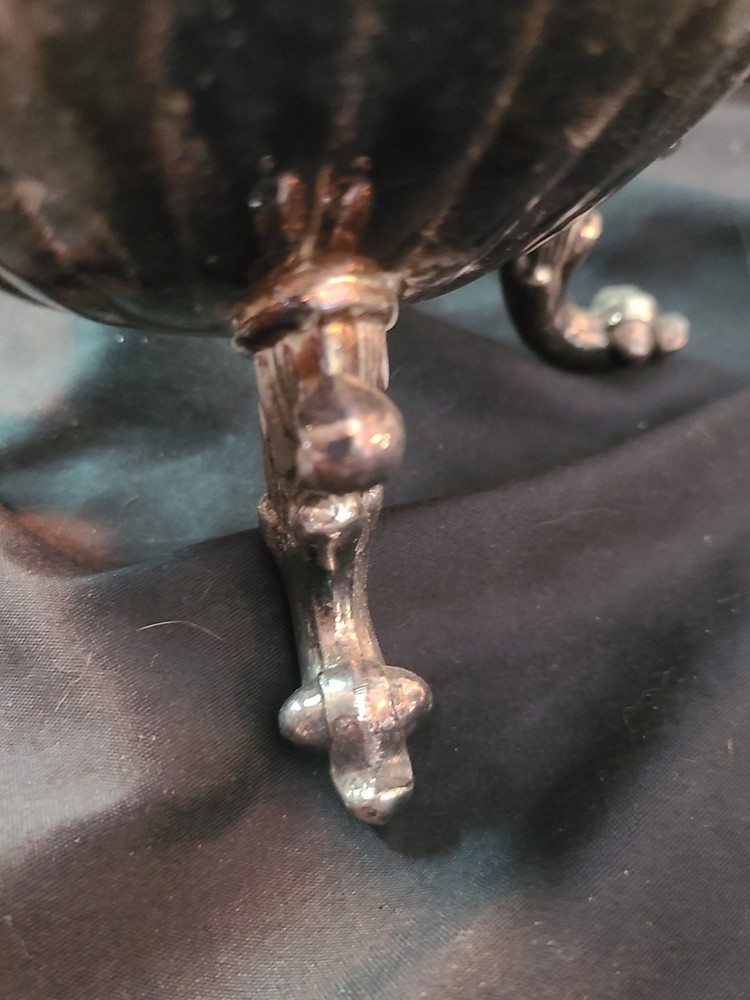 Vintage Silver Plate Silverplate Hinged Lidded Coffee/Tea Pot