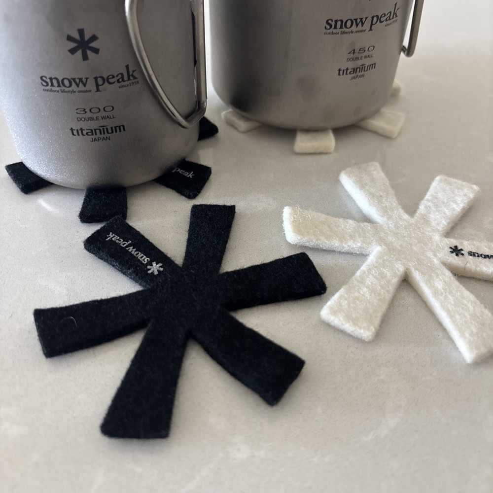 Snow Peak Felt Coasters 4pcs SET