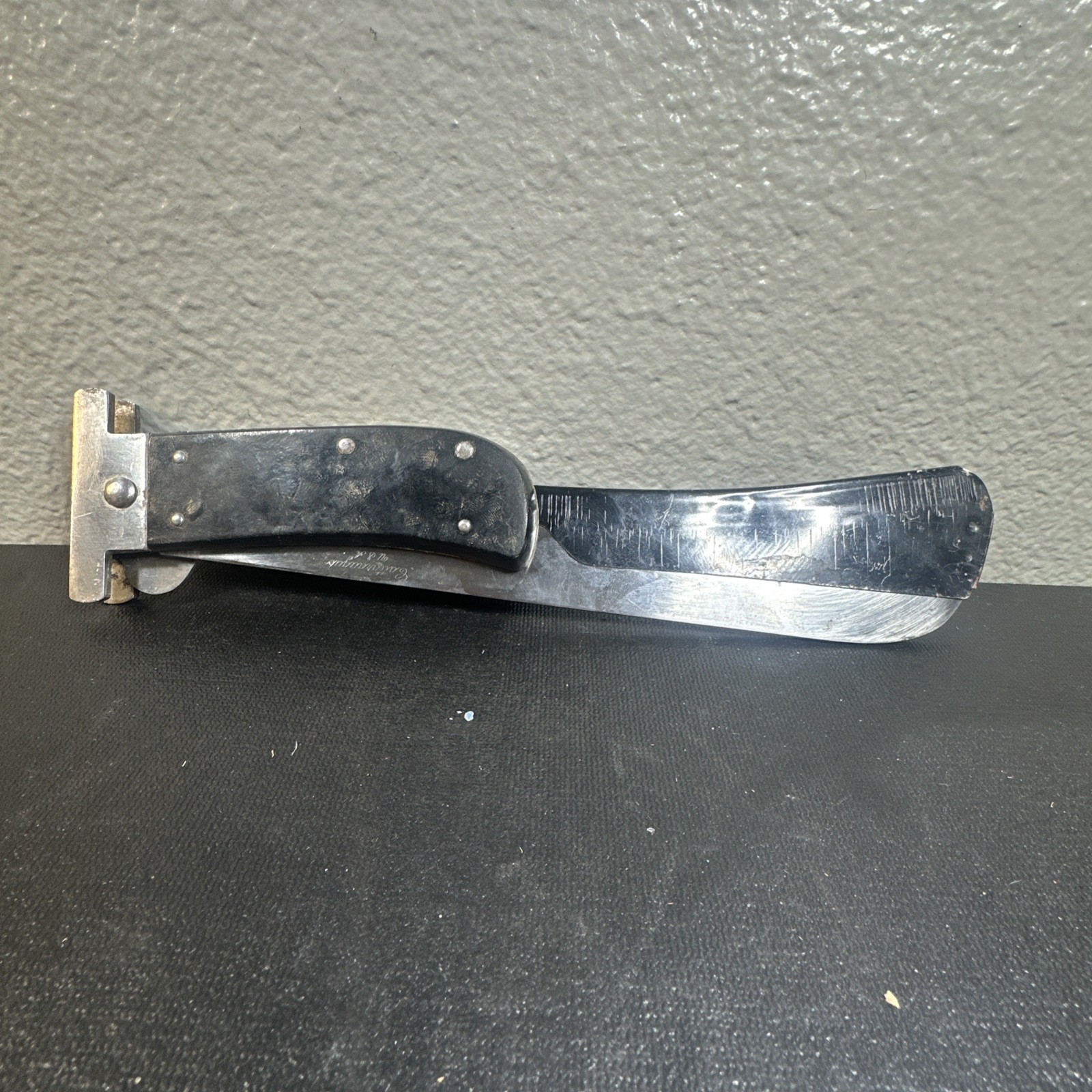 WWII US AAF Cattaraugus U.S.A.Folding Survival Machete Pilots Bolo W/guard