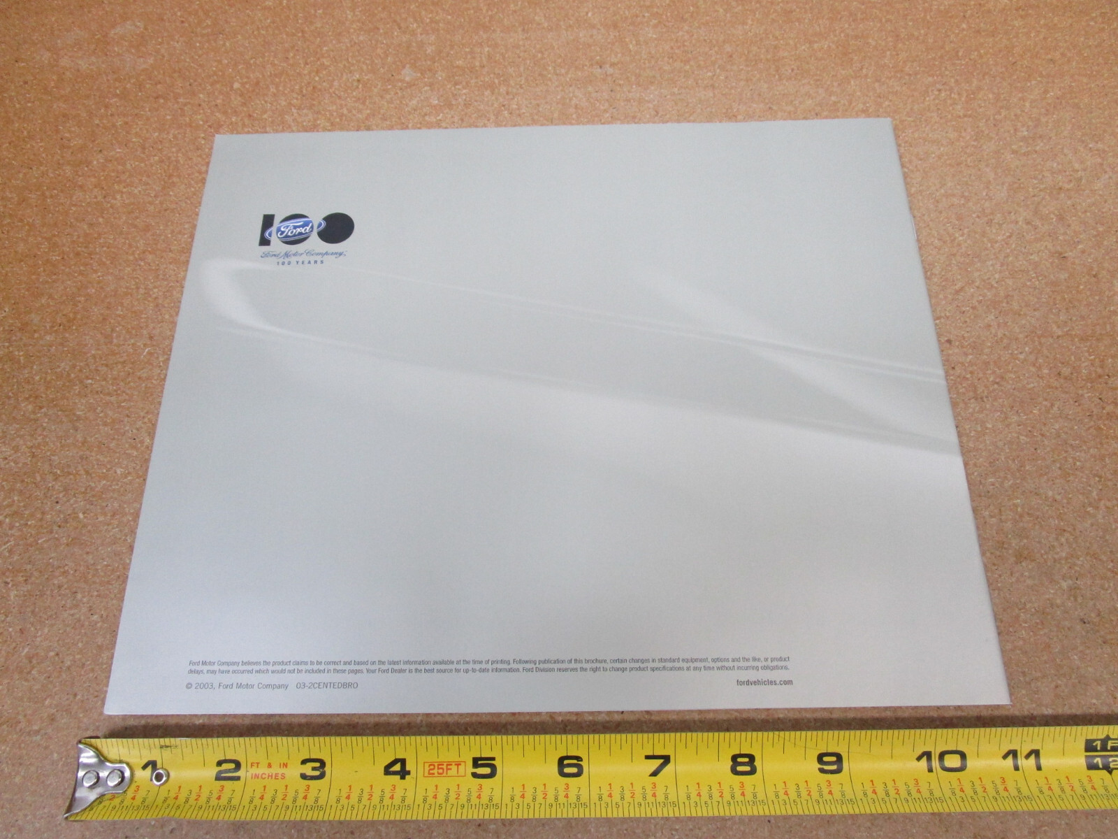2003 Ford Centennial Edition 100 yrs sales brochure 24pg ORIGINAL Mustang F250