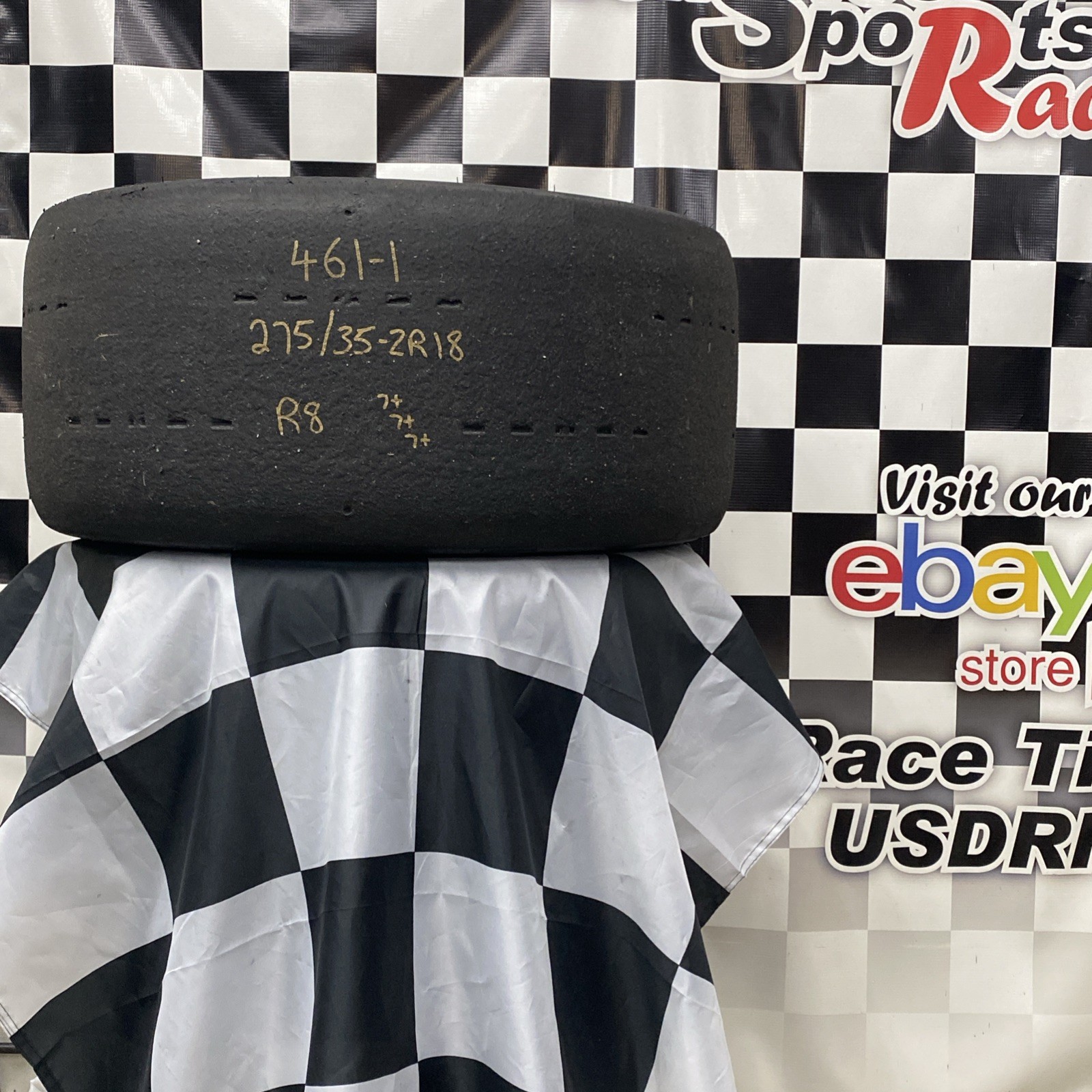 461-1 USDRRT HOOSIER TRACK ATTACK RACE DOT Tire 275/35-ZR18 R8