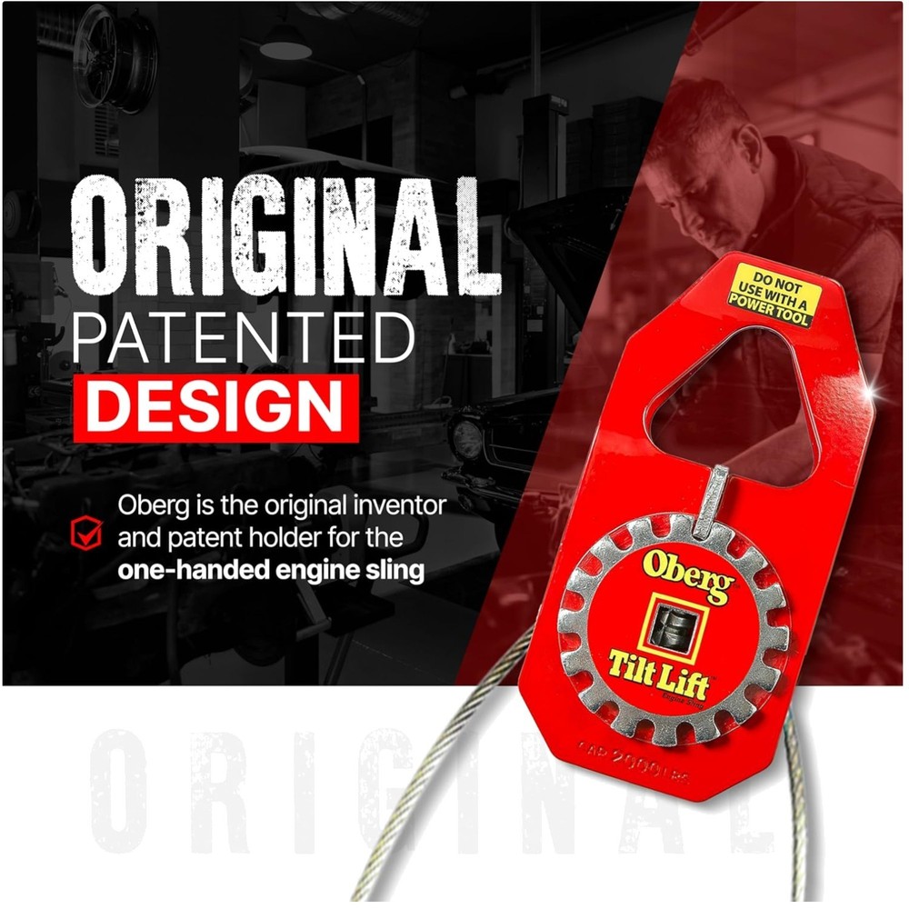 Secure Engine & Transmission Swaps with Hoist Sling