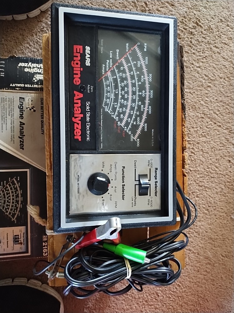 Vintage Sears Engine Analyzer