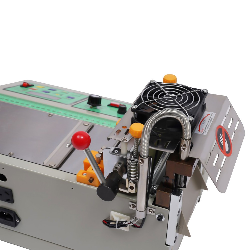 Webbing Cutting Machine Automatic Hot + Cold Tape Cutter for Elastic Band 280W