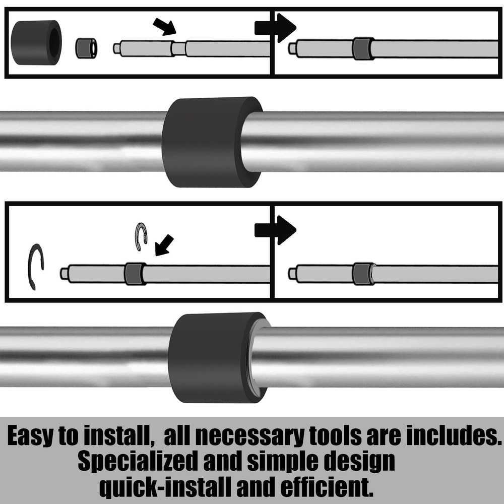 Moalaok 32-Pack Rubber Roller Replacement for Cricut Maker 3/Maker – Compl