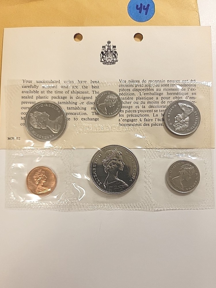 1969 Royal Canadian Mint Uncirculated Set in Sealed Plastic