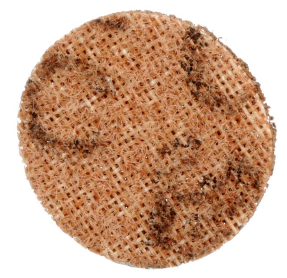 3M 07453 Coarse Brown 2" Hookit Scotch Brite Surface Conditioning Discs 25 Discs