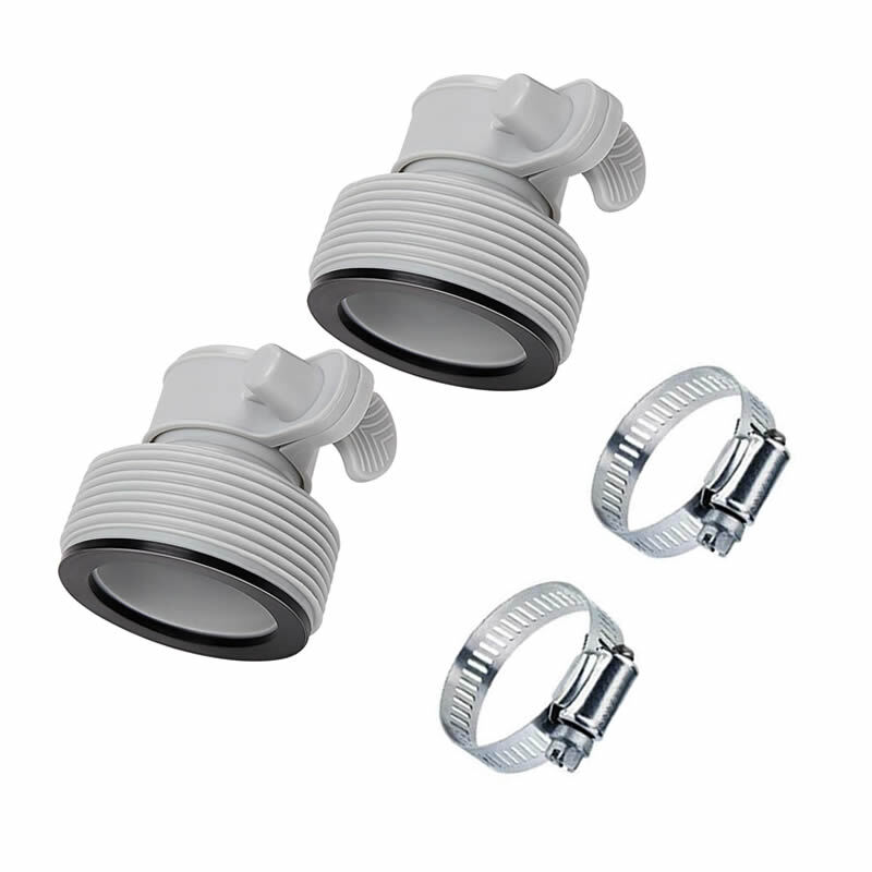Replacement Pool Hose Adapter, 1.25" to 1.5" Type B adapters, 2 Pack