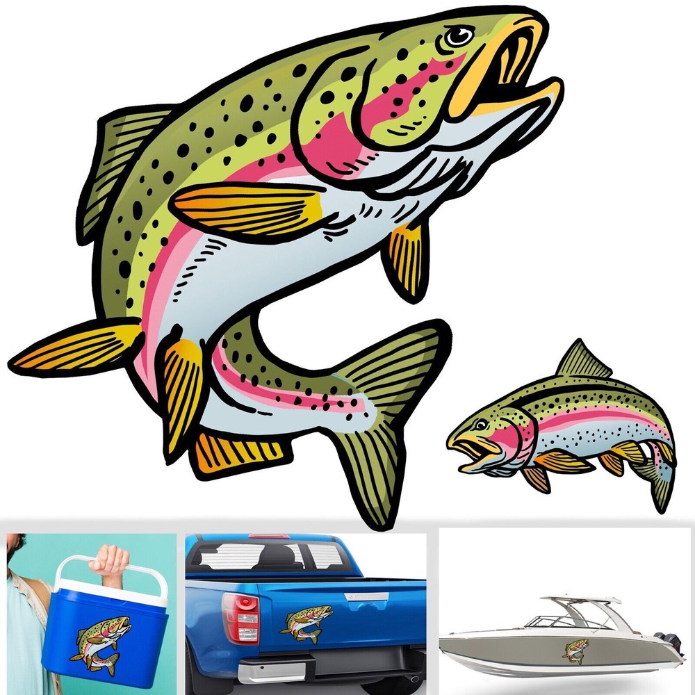 Rainbow Trout Fish Sticker Decal