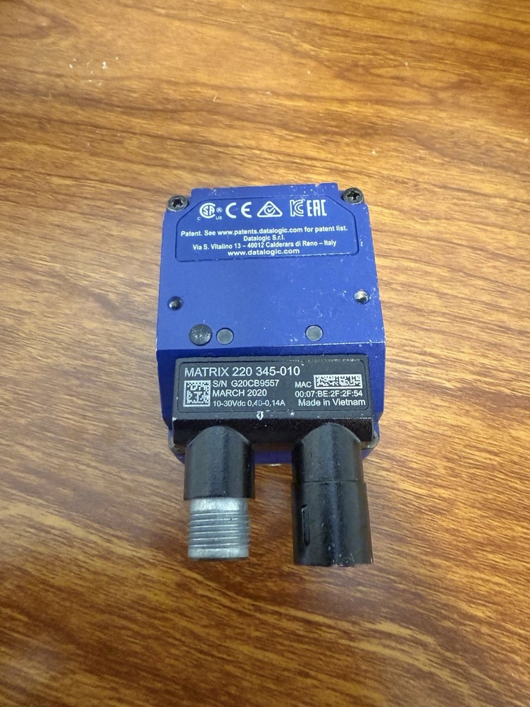 DATALOGIC MATRIX 220 345-010 Barcode Reader, USED LAB EQUIPMENT, NO CABLING