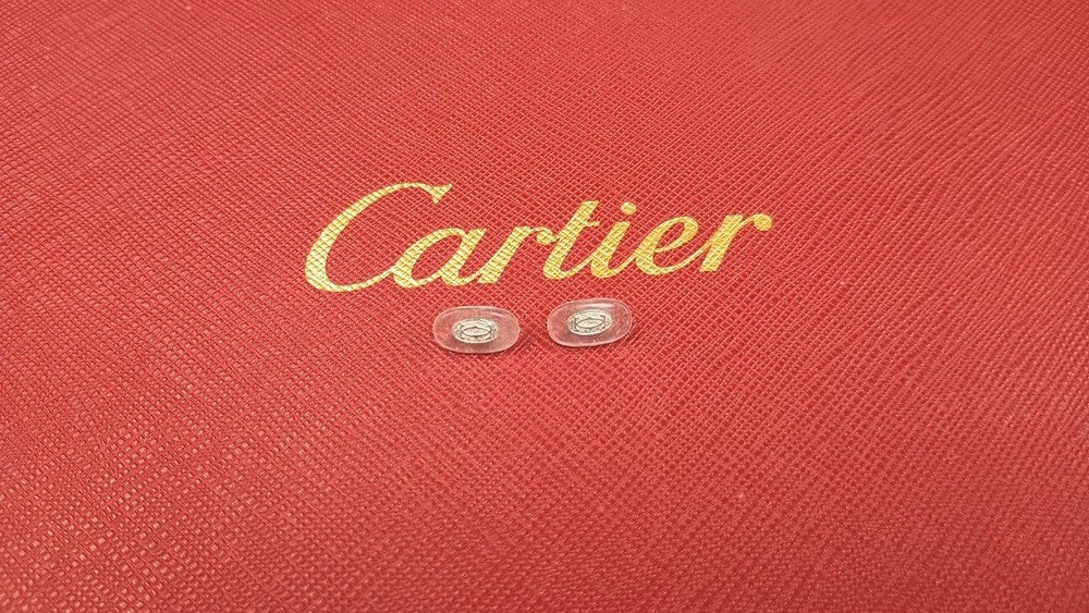 Cartier nose pad silver