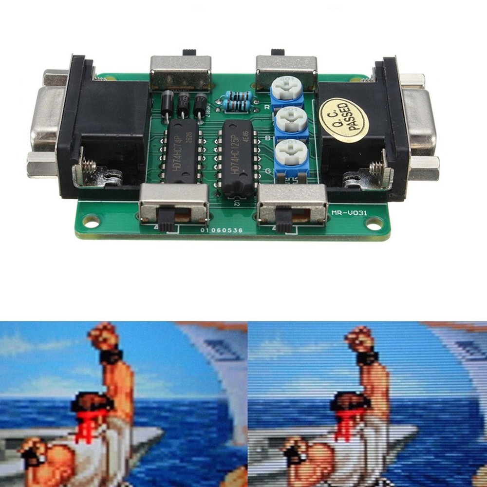 VC005 VGA Interface Screen Scanline Generator For Retro Games Arcade Machine C