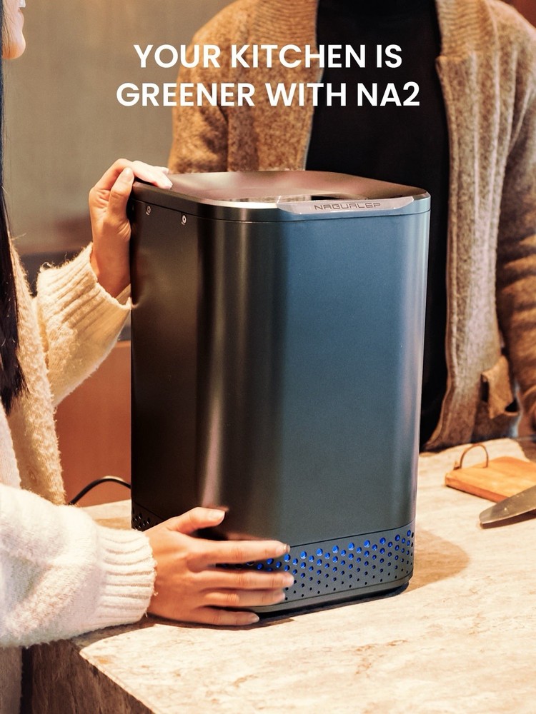 NAGUALEP NA2 Waste Kitchen Composter, Electric Compost...Open Box