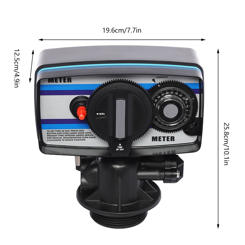 For Water Filter Softener Resin Automatic Fleck 5600SM Flow Control Timer Valve