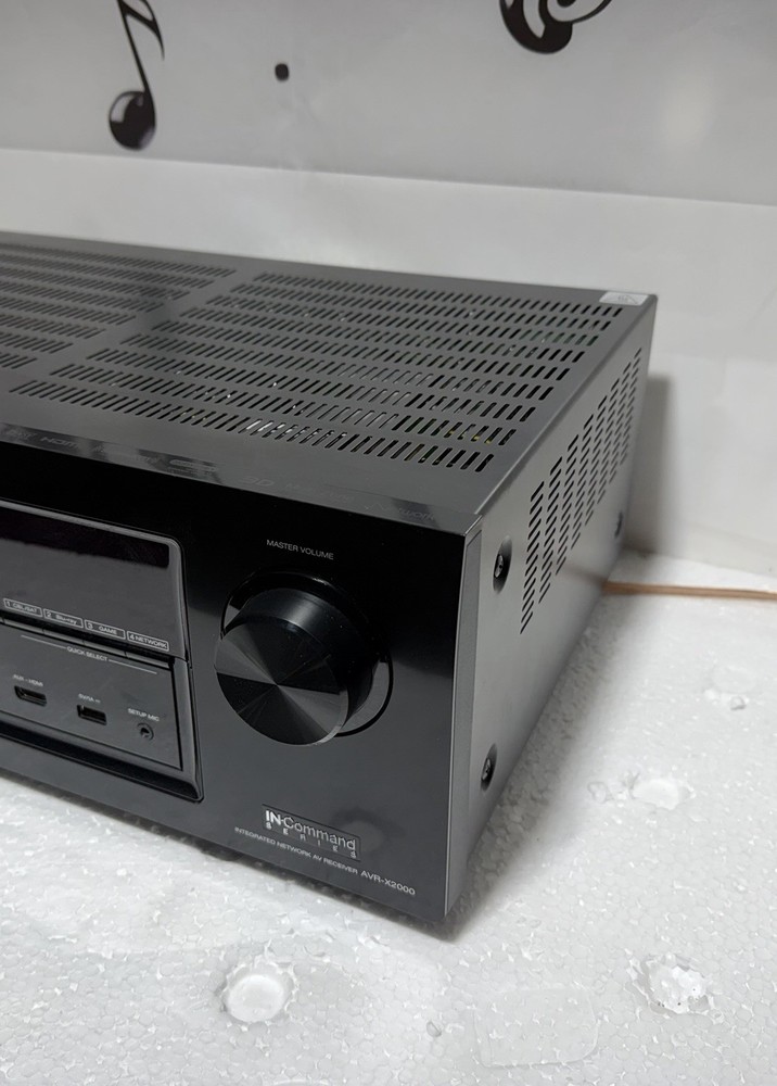 Denon AVR-X2000 Network AV Receiver with Remote Bundle. Good Condition