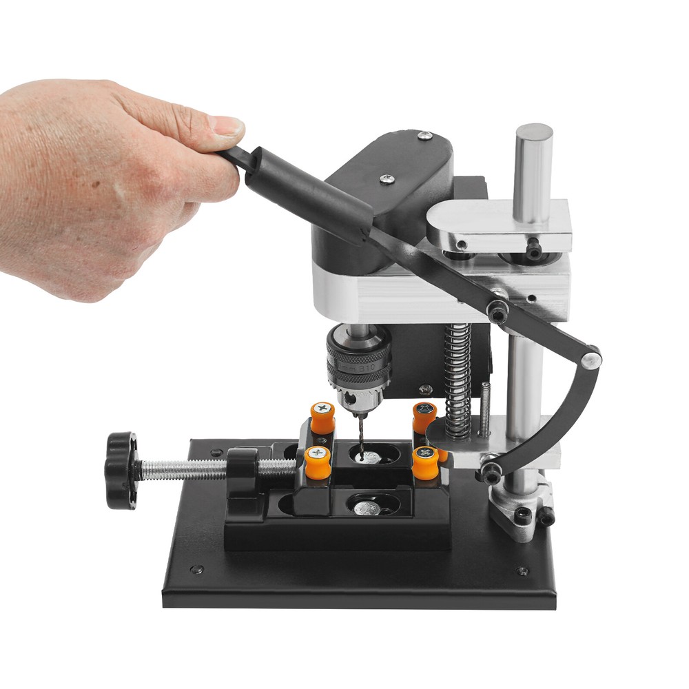 Power Bench Drill, Mini Drill Press, Adjustable Speed Electric Drilling Machine