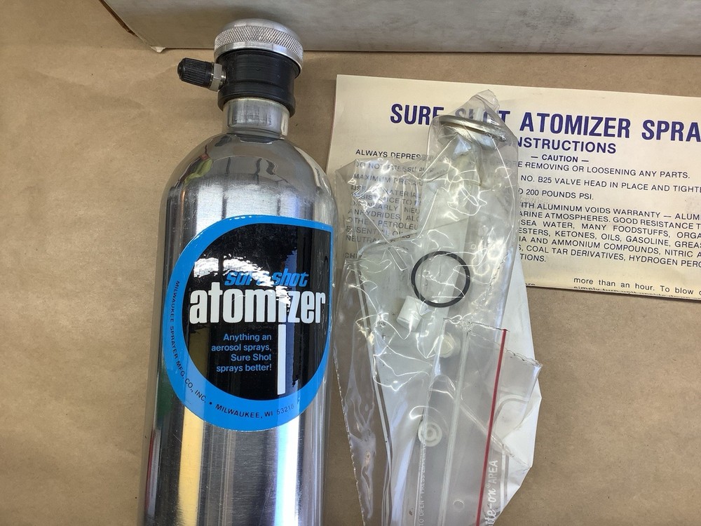 Sure Shot B8000PL Atomizer Refillable Sprayer NOS