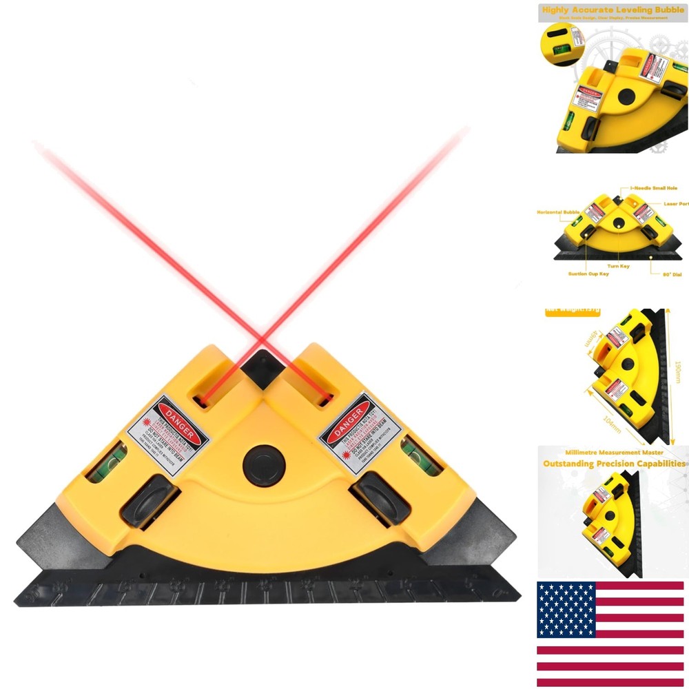 Compact Laser Level - 30ft Green Beam with Intelligent Protractor for Accuracy
