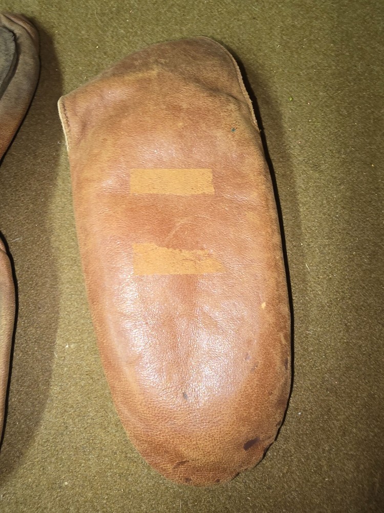 WWII Footgluv Brand Leather Slippers