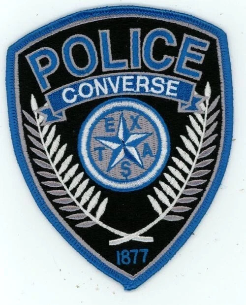 TEXAS TX CONVERSE POLICE PATCH ~17A