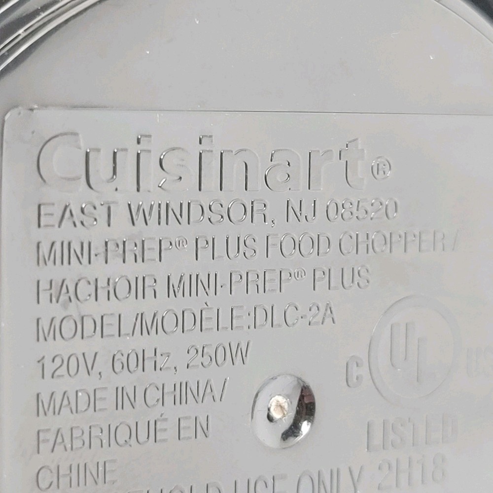 Cuisinart DLC-2A Mini Prep Plus SILVER Food Processor Base Motor Only