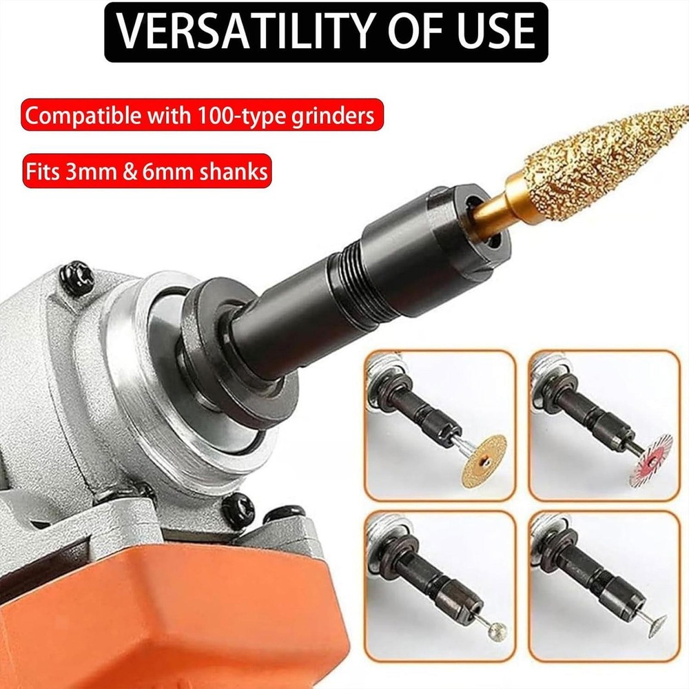 Conversion Angle Polisher Adapter Professional Alloy Steel for 100 Type