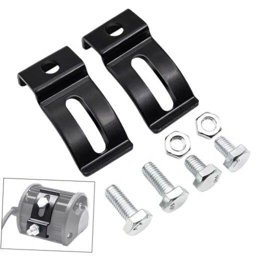 2pcs Mounting Brackets for LED Work Light Bars, Universal Adjustable Mounting