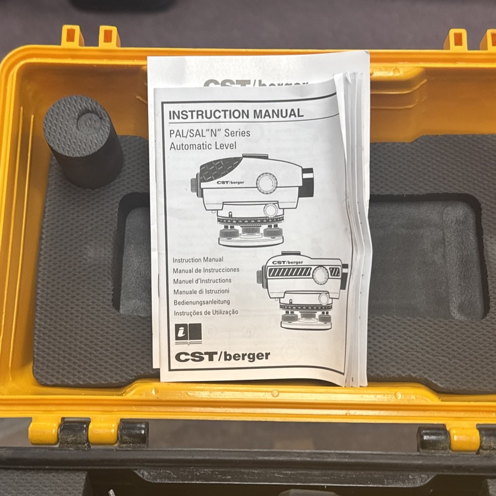CST BERGER - 24X Zoom Transit Level Automatic Construction Level with Case
