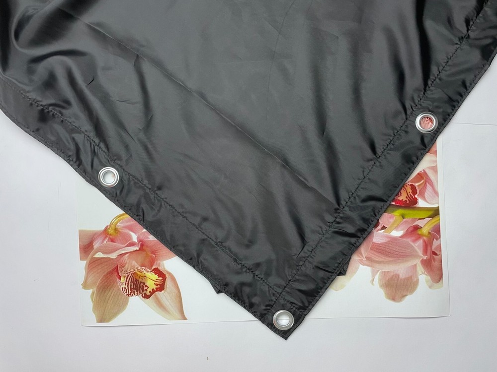 8'x8' 2.4x2.4m Black Silk Cloth Soften Diffuses Light/Overhead Butterfly