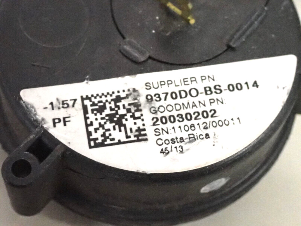 9370DO-BS-0014 AIR PRESSURE SWITCH USED