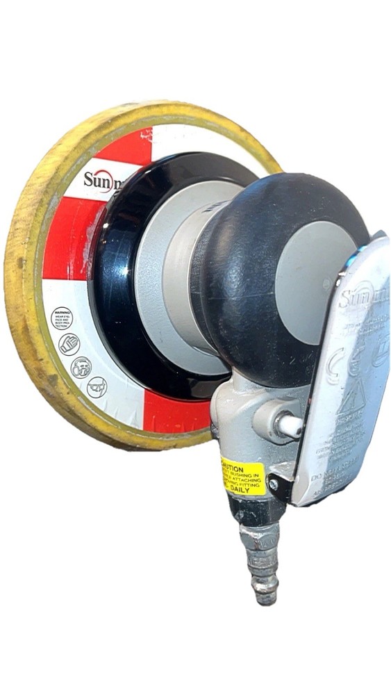 Sunmight 6 Inch Dual Action Orbital Sander Hook-and-Loop Pneumatic Tool