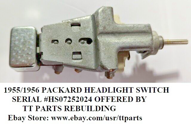1955/1956 PACKARD HEADLIGHT SWITCH TESTED & WORKS