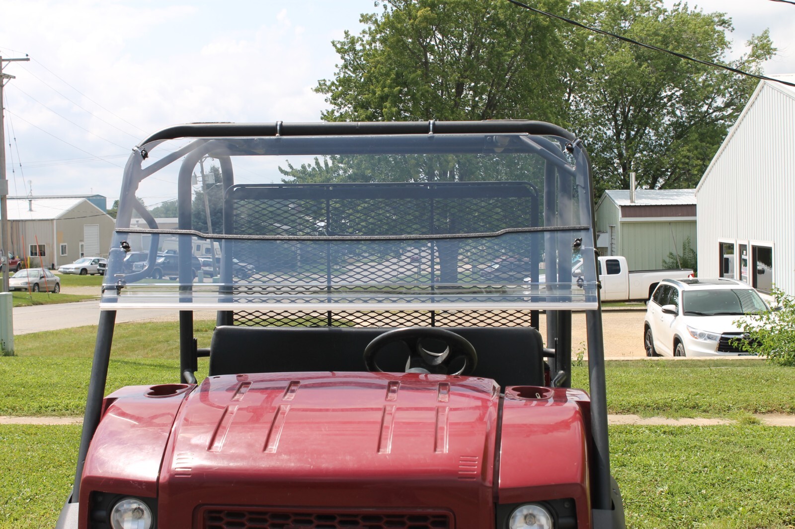 A & M Fold-up Windshield Compatable with Kawasaki Mule 4000 & 4010