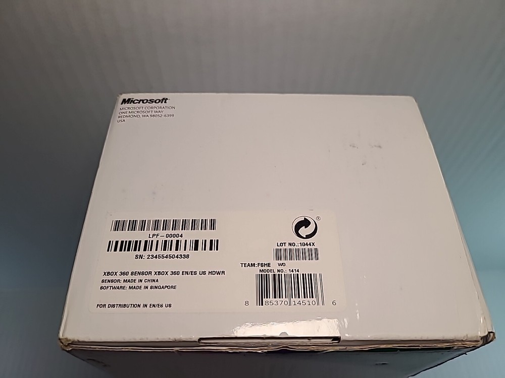 Microsoft 1414 Xbox 360 Kinect Sensor Bar Only - Black - Tested Working
