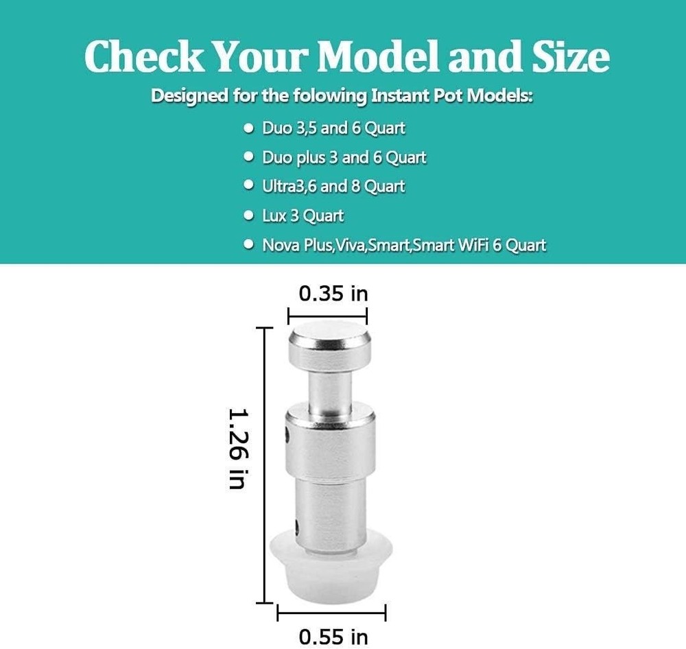 Essential Instant Pot Float Valve & Silicone Cap Set for Effortless Cooking