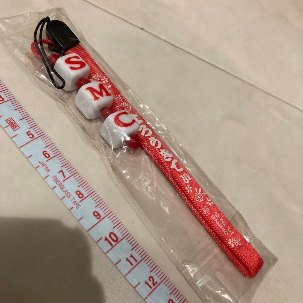 Hello Kitty SMC Beaded Strap Used Nonsale Exclusive