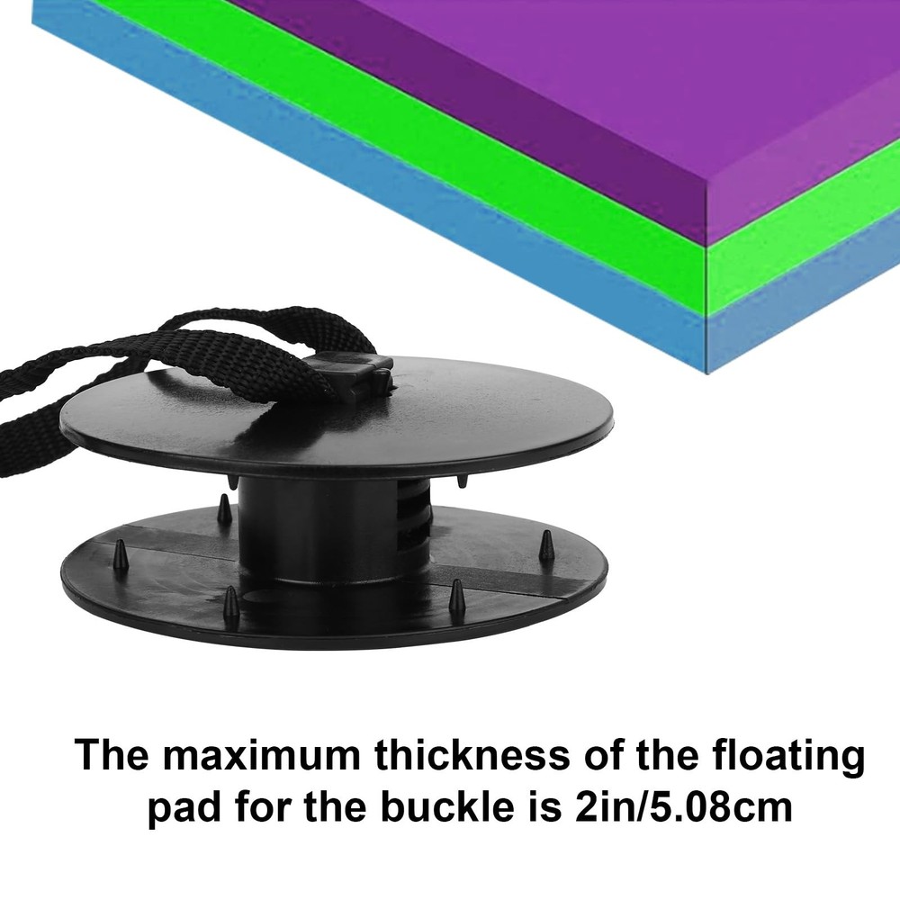 Floating Mat Tether Kit, Portable Floating Water Mat Tether Kits Universal Se...