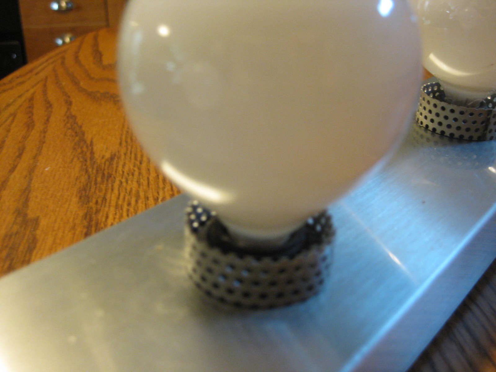 Vintage 1978 Bathroom Wall Light Fixture Sconce - Brushed Aluminum L&S Lighting