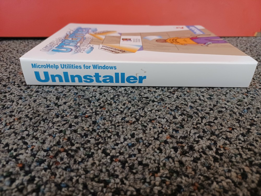 Vintage Windows 3.5" Floppy Disk MicroHelp Utilities for Windows Uninstaller